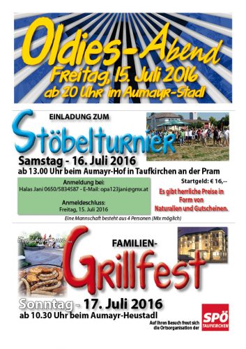 Oldies-Abend -Stöbel-Grillfest Taufkirchen