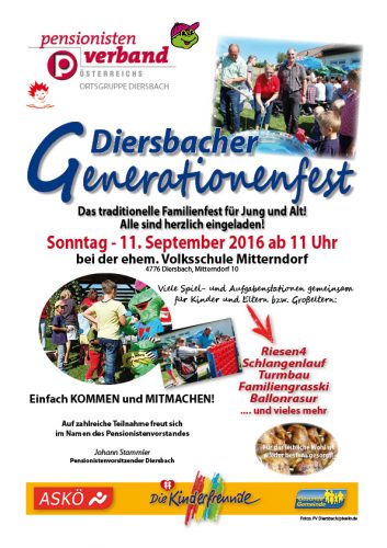 Generationenfest Diersbach